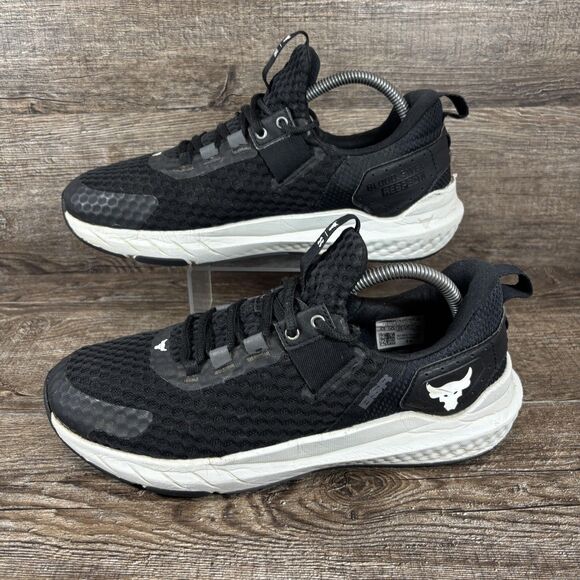 Under Armour Project Rock BSR Shoes Men\'s 9.5 Black White Training 3027344-001 main image 8